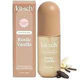 Kitsch Hair Perfume for Women - Rustic Vanilla | Clean, Deodorizing & Patented Odor-Eliminating Technology Hair Spray & Body Mist - Freshen Hair, Pillows - Warm Tonka, Vanilla & Cedar Blend - 50 mL