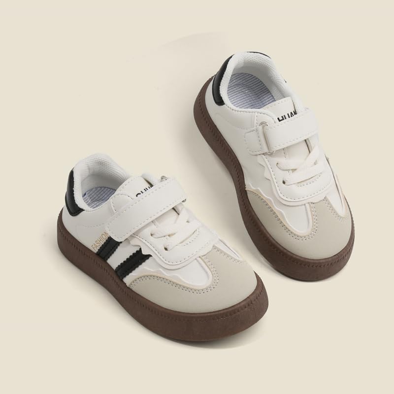 Kids Sneakers for Boys and Girls with Hook and Loop Closure, Lightweight Casual School Shoes, Anti-Slip Rubber Sole, Breathable Walking Trainers4