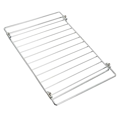 Kisangel Rejilla Inoxidable para Horno Eléctrico Malla de Parrilla Telescópica Resistente Altas Temperaturas Ligera y Fácil de Limpiar para Barbacoa y Horno