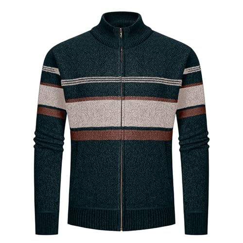 Big and Tall Cardigan Sweaters for Men Open Front Button Down Cardigan V Neck Sweater Casual Sweaters with Pockets4