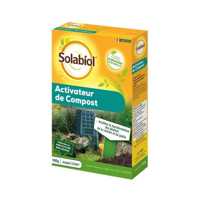 Activateur de compost SOLABIOL SOACTI900 à action enzymatique puissante pour restes de repas 900G