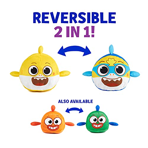 Wowwee Baby Shark's Big Show! Reversible Plush Baby Shark Turns Into Super Shark – Flip Plushie Toys For Toddlers #TOP1