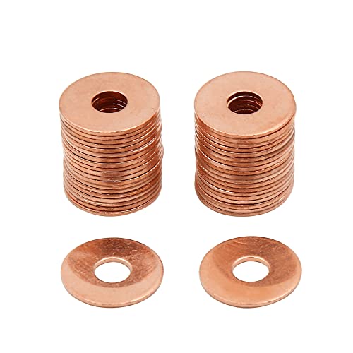 Joint étanchéité cuivre 6mm anti fuite pour bouchon vidange lot 40