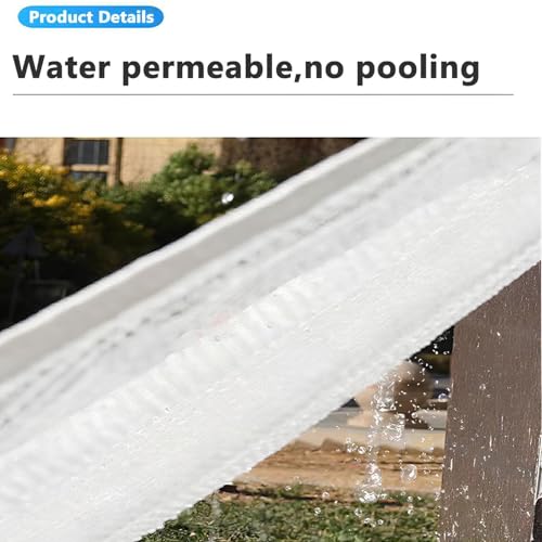 Bâche de protection solaire 4x8m pour serre et abri voiture - 5