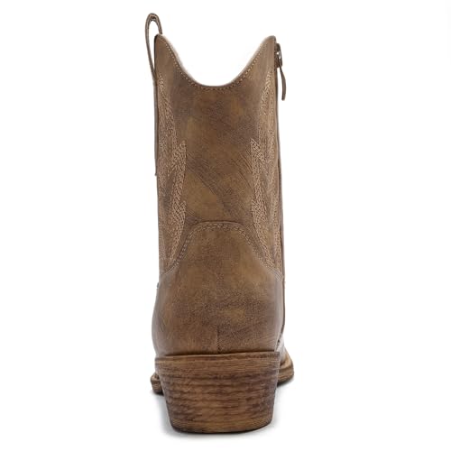 Image of GLOBALWIN Cowboy Boots For Women Short Ankle Boots