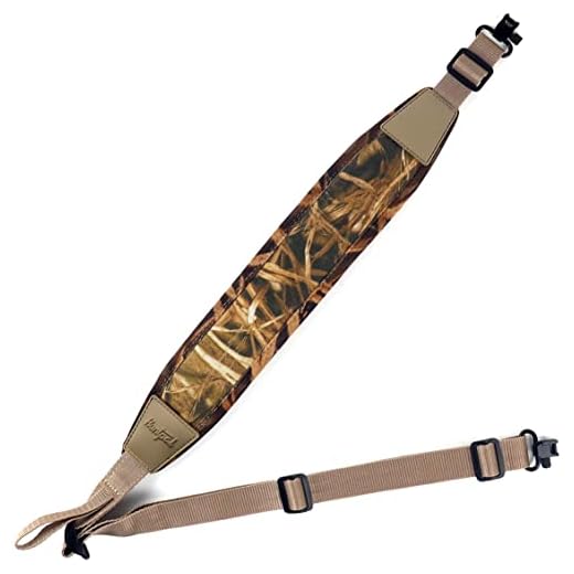 HUNTPAL 2 Point Hunting Shotgun Rifle Gun Sling with Removable Swivels and Thumb Hole- Comfortable Neoprene Padded Length Adjustable Classic Airsoft Gun Shoulder Strap