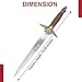 Armory Replicas™ Compass Guard Masonic Dagger - 14.56" Stainless Steel Blade with Decorative Sheath for Collectors, Knights, and Freemasons - Image 2