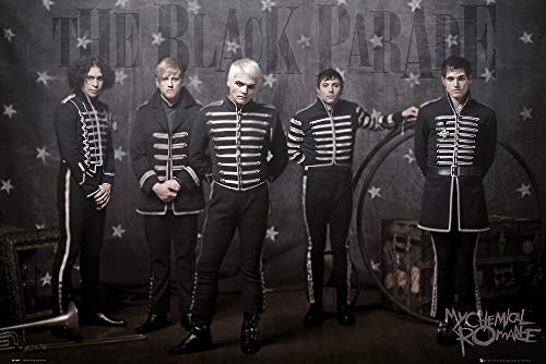 POSTER STOP ONLINE My Chemical Romance - Music Poster (The Guys - The Black Parade) (Size 36 x 24