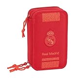 Plumier triple 41 piezas de real madrid 'red 3' 3 equipacion 18/19 (411957-057)