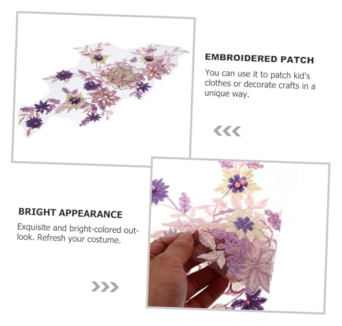 Patchs d'appliques de broderie perlée pour customisation textile durable - 3