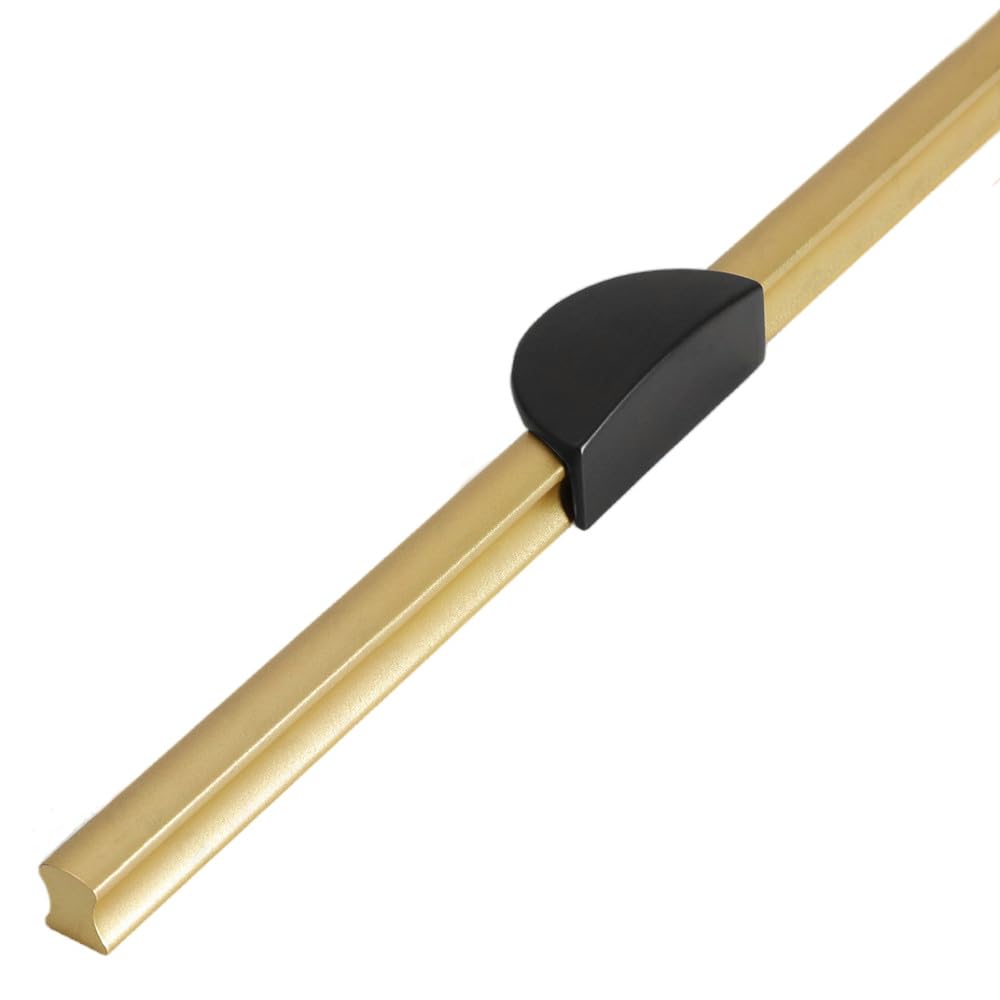Tirador largo negro para muebles, tiradores dorados para armarios de cocina de 1000mm, tiradores para puertas de armarios, tiradores para cajones de aleación de aluminio, Hardware, 5125 dora