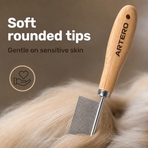 Peine Artero Buddy Mini Tear para perros y gatos miniatura 3