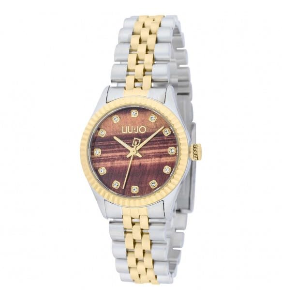 Montre Liu Jo Tiny femme bicolore en acier et cristaux de haute qualité