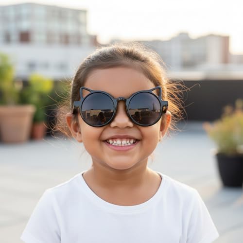 Image of SYGA Kids Goggles, Modern Stylish Eyewears for Boy's and Girls, Triangle Corner Style, Suitable for Age 3-8 Years