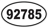 US Decal, Inc. Number 92785 Oval Sticker