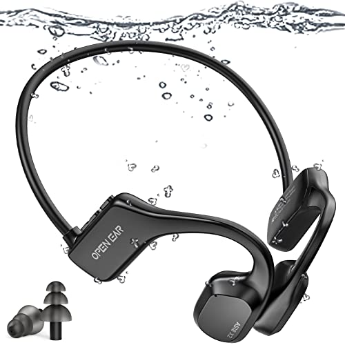 Hyyeosd Bone Conduction Headphones, Waterproof Swimming Headphones, Wireless Bluetooth Earbuds Open Ear Headphones, Built-In 8Gb Ultra Light Headset For Swimming Running Sports #TOP25