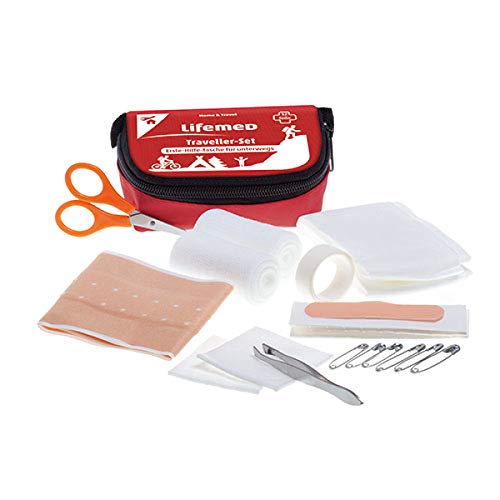 Lifemed Travel - Kit de primeros auxilios (8 x 11,3 x 6,1 cm)