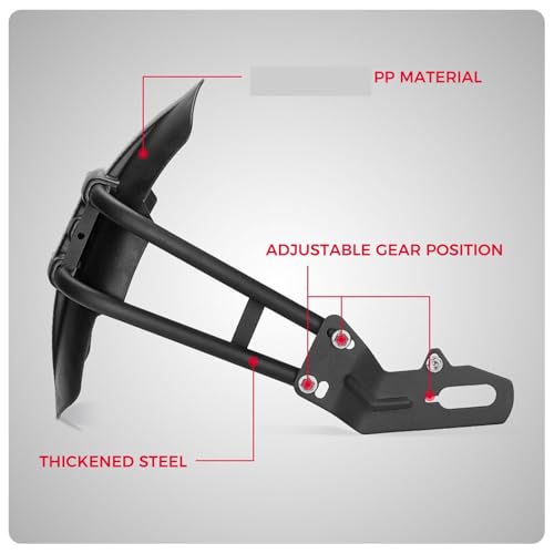 Garde-Boue Arrière Support de Protection Aluminium CNC Renforcé 18MM