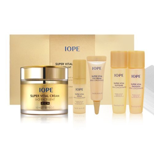IOPE Super Vital Cream Bio Excellent 50ml With Gift Set / best moisturizer for dry skin