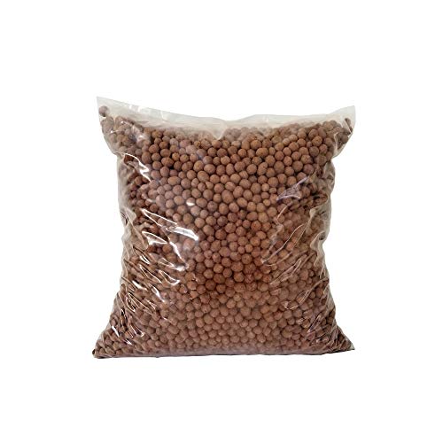 Hydro Crunch DBAUS10L Expanded Clay Growing Media Hydroponic 10 Liter 8 mm Aggregate Pebbles Pellets, Brown Hydro Crunch DBAUS10L Expanded Clay Growing Media Hydroponic 10 Liter 8 mm Aggregate Pebbles Pellets, Brown