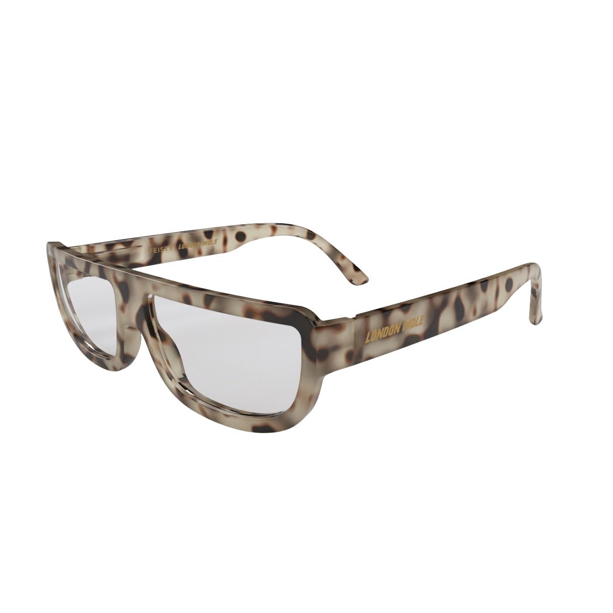 LONDON MOLE® Feisty reading glasses, Gloss Pale Tortoiseshell, 30 x 56 mm - Image 3