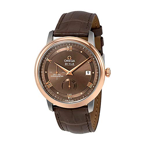 Omega De Ville 424.23.40.21.13.001 - Reloj automático para hombre con esfera de castaño