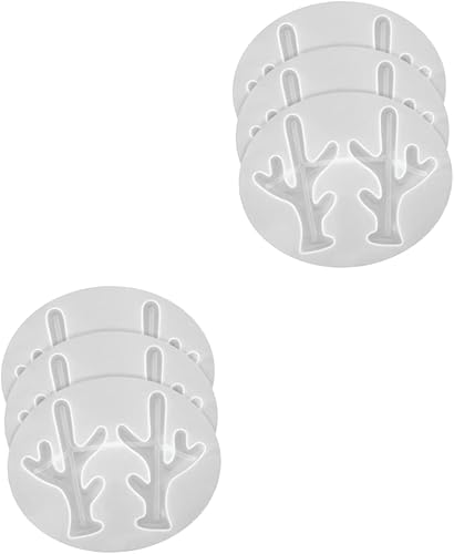 BESTOYARD Jewel Headband 6 pcs Antler Mold tuile molds Silicone Jeweled Headband molde de para resina Stencils for Crafts elk Antler Silicone molds