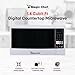 Magic Chef Countertop Microwave Oven, Small and Compact, 1100 Watt, 1.6 Cu Ft, White