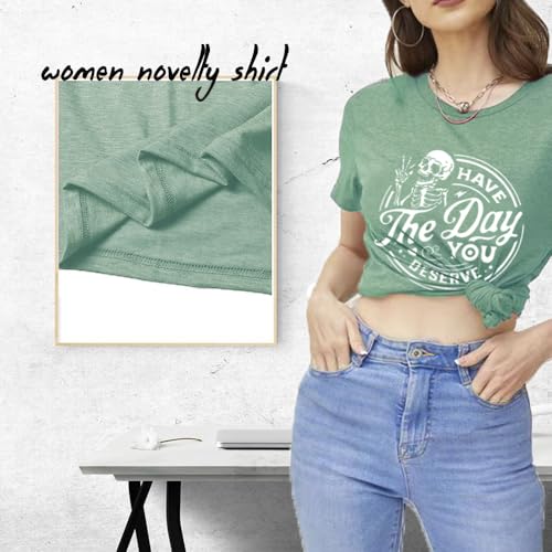 Women Novelty Shirt I Like Murder Shows Friends Horror Tee Maybe 3 People Funny Graphic Casual Athletic Tops3