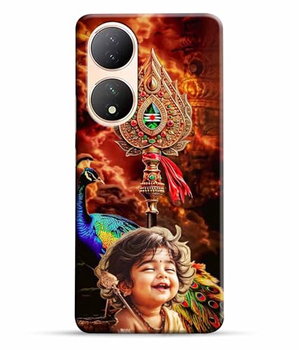 Image of Lord Murugan God Kartikeya Printed Hard Back Case Cover & Compatible for Vivo Y100 5G | V2239 (Multicolor) - D1804