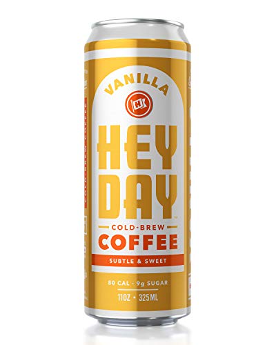 HEYDAY | Cold-Brew Coffee | Vanilla | Fair Trade Certified | Non-GMO | 11oz (12 Count) - Thumbnail 3