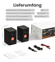 Edifier MR3 2.0 Bluetooth Studio-Lautsprecher mit Hi-Res & 36W RMS, Schwarz – Ansicht 7