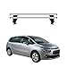 Produktbild Menabo Dachträger Grundtäger kompatibel mit Citroen C4 Spacetourer 2018-2024 Aluminium 50kg Silber 2tlg Ohne Reling für Fahrradträger, Dachboxen, Skiträger Abschließbar
