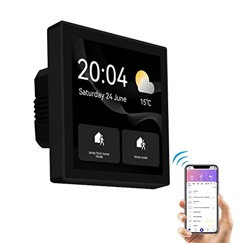 AIDNTBEO Tuya Smart Home Panel de control multifuncional Tuya Touch Screen Panel de control Smart Scene Wall Switch