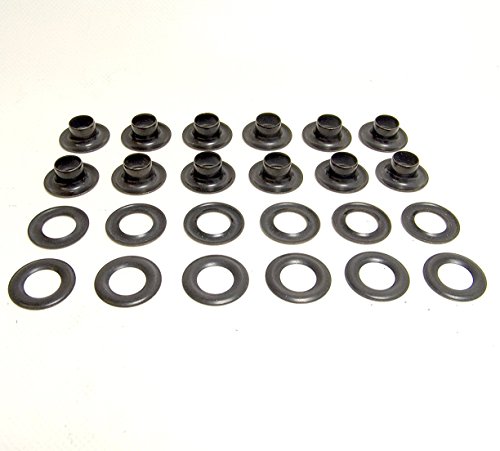 Grommets, 4 Black Oxide, Plain, ½