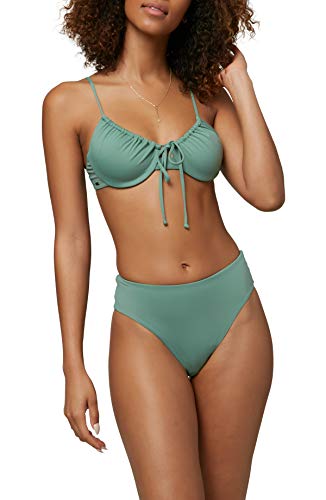 O'Neill Damen Bügel Bikini Badeanzug Oberteil - Grün - X-Small