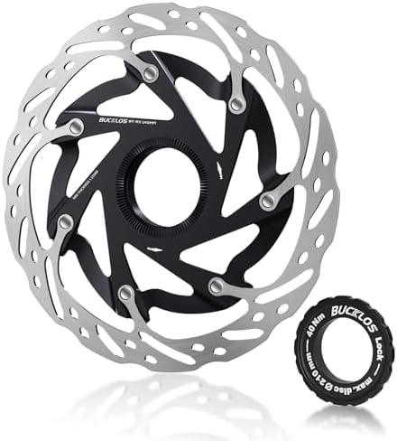 Amazon.com: BUCKLOS Centerlock 140mm Bike Disc Brake Rotor - Mountain ...