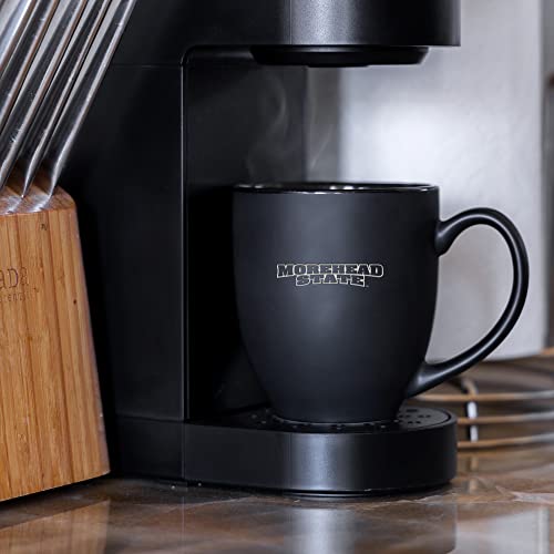 Image of Rico Industries NCAA Primary 15-Oz Personalized Matte Black Bistro Mug - for Hot or Cold Drinks