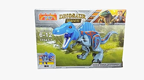 Kit Com 8 Blocos De Montar Dinossauro Coleção Completa