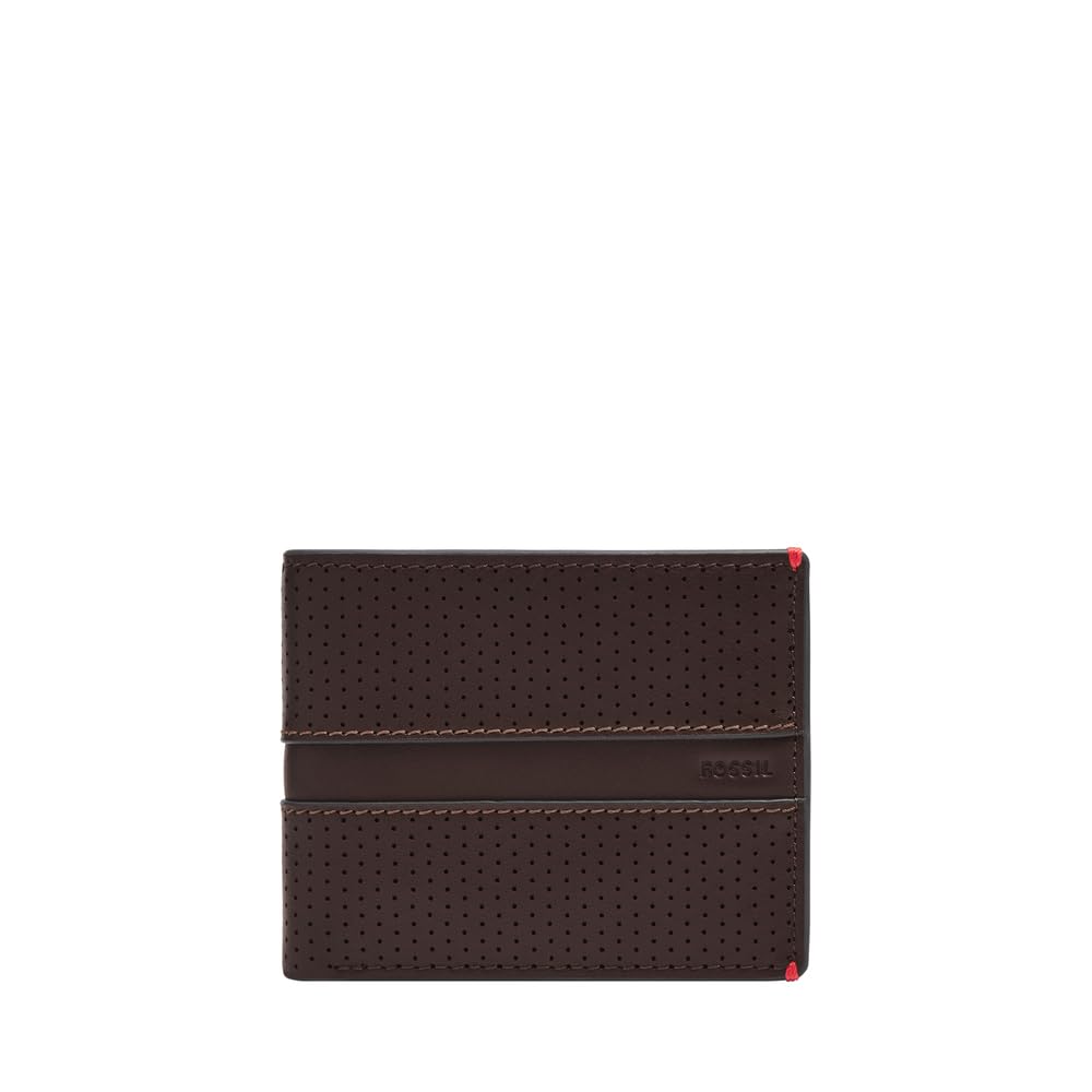 Fossil Sport Tourer Brieftasche/Kartenetui aus Leder oder Polyester für Herren