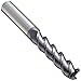 YG-1 E5059 Carbide Square Nose End Mill, Long Reach, TIALN Multilayer Finish, Non-Center Cutting, 50 Deg Helix, 3 Flutes, 4" Overall Length, 0.5" Cutting Diameter, 0.5" Shank Diameter