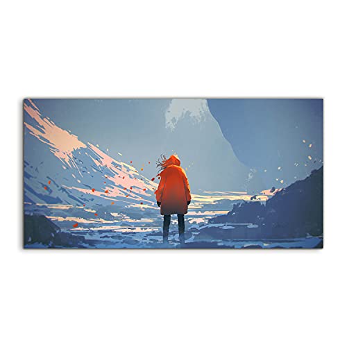Art mural verre trempé 140x70cm tableau haute définition finition brillante luxe