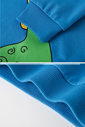 Toddler Boys Crewneck Sweatshirts Long Sleeve Dinosaurs Shirt Tops4