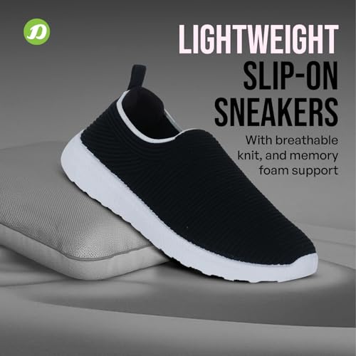 Image of DOCTOR EXTRA SOFT Lightweight Memory Foam Women's Shoes | Walking,Gym,Training,Running,Casual,Sports,Athletics| Stylish,Flexible,Comfortable| Slip-On,Loafers,Lace-Up,Sneaker for Ladies & Girls D-1004