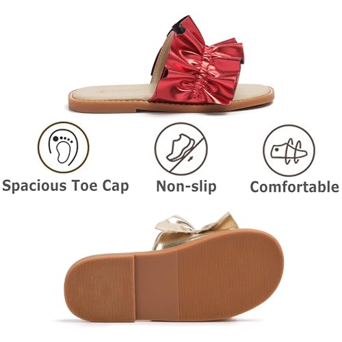 Image of THEE BRON Girls Cute Slip-On Slippers Stylish Sandals for Toddlers & Kids