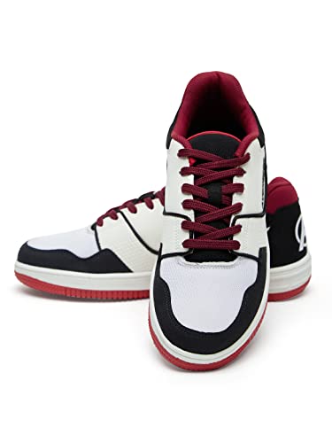 Image of The Souled Store Official Avengers: Quantum Realm Mens and Boys Regular fit Graphic Printed Multicolored Low Top Sneakers