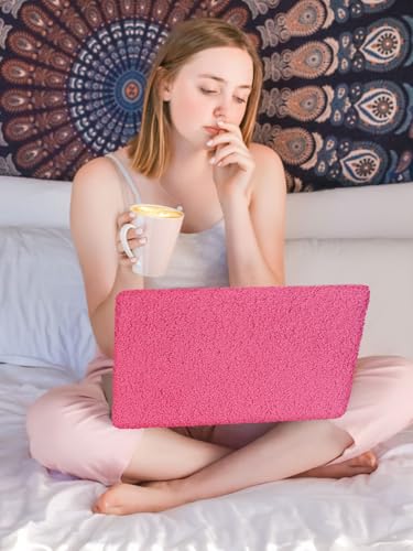 Funda MacBook Air 13 elegante para oficina y cafetería estilo felpa 6