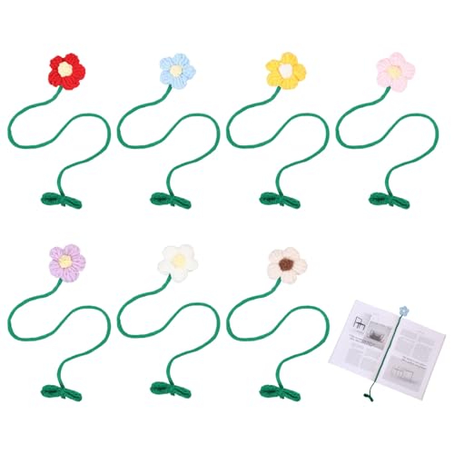 Marque-page fleur au crochet : le cadeau idéal pour rat de bibliothèque