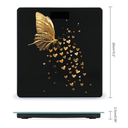 Balanza Electrónica Gold Butterfly Digital LCD para Baño miniatura 2