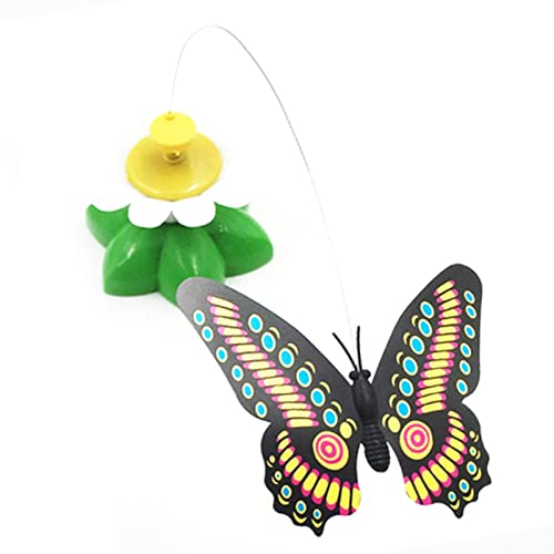Zerodis Brinquedo Elétrico Interativo para Gatos, Borboleta Automática, Brinquedo de Gato Interativo